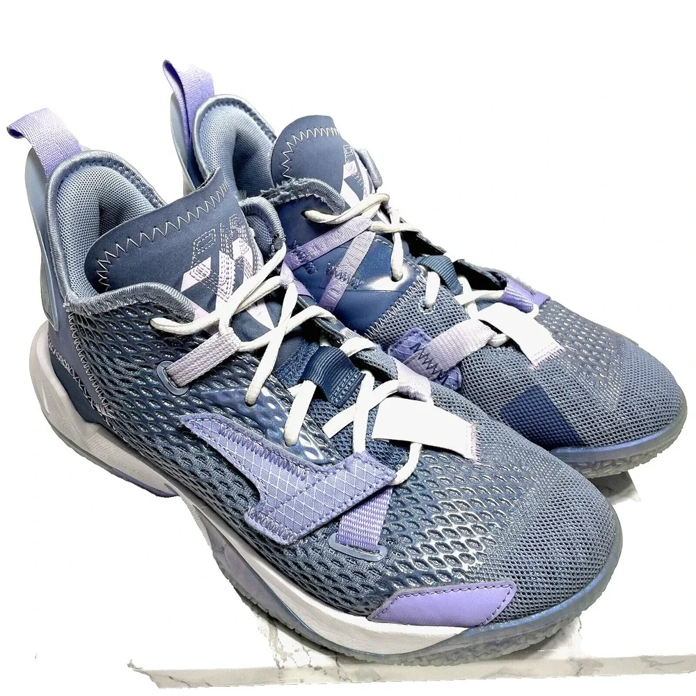 Nike Jordan Girls Size 7Y 7 Y‎ WHY NOT ZER0.4 KB3 Shoes Easter Purple Sneakers